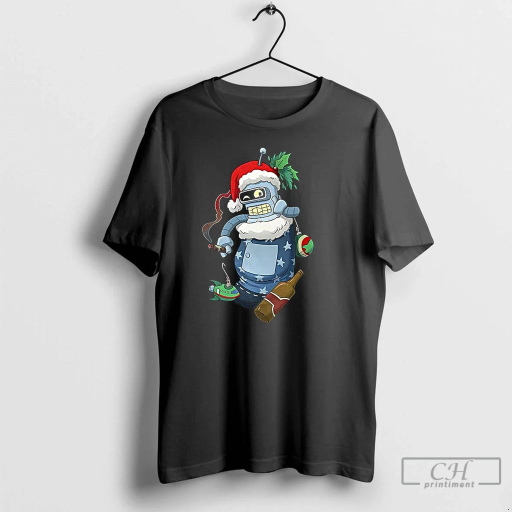 Classic Stocking Stuffer Bender Futurama Cartoon T-Shirts, Hoodie, Sweatshirt - T-Shirt, Sweatshirt, Hoodie