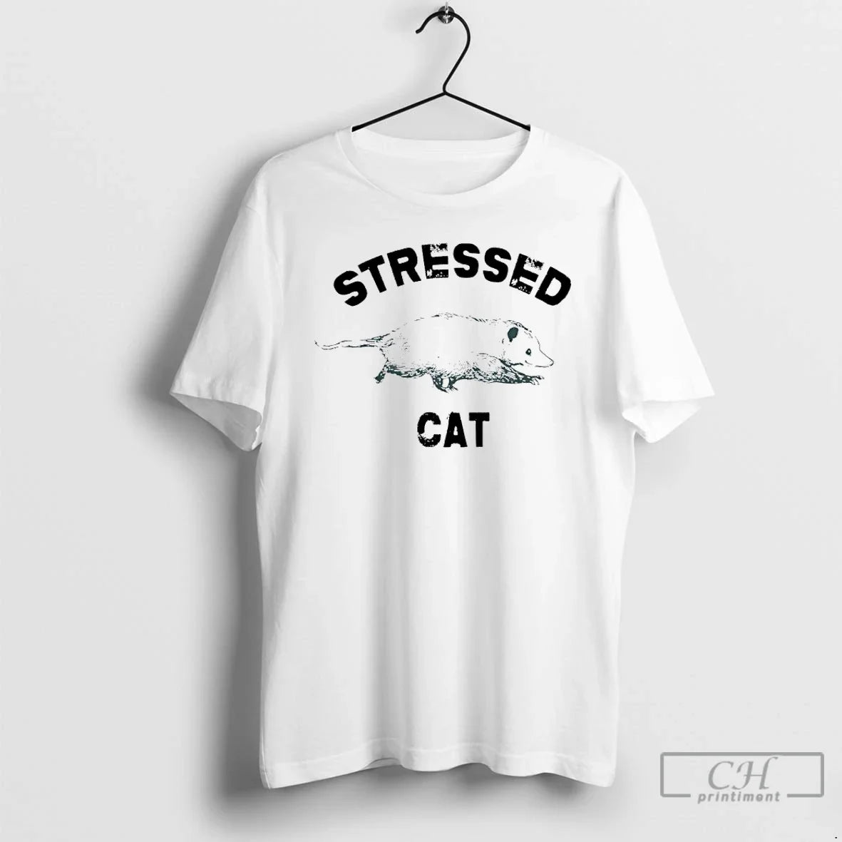 Classic Stressed Cat Opossum Meme T-Shirts, Hoodie, Sweatshirt - T-Shirt, Sweatshirt, Hoodie