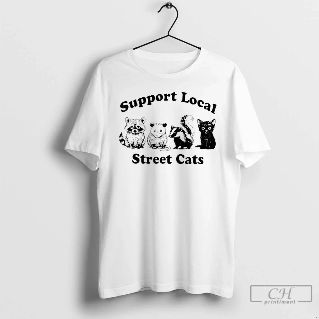 Classic Support Local Street Cats T-Shirts, Hoodie, Sweatshirt - T-Shirt, Sweatshirt, Hoodie