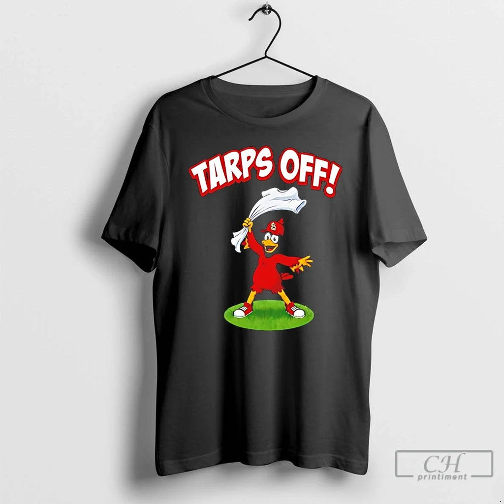 Classic Tarps Off Cardinals Mascot St Louis Cardinals Baseball Mlb 2026 Unisex T-shirt, Sweatshirt, Hoodie, Long Sleeve Tee - T-Shirt, Sweatshirt, Hoodie