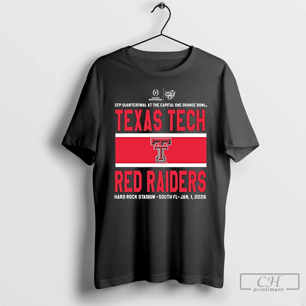 Classic Texas Tech Red Raider Cfp Quarterfinal Capital One Orange Bowl 2026 T-Shirts, Hoodie, Sweatshirt - T-Shirt, Sweatshirt, Hoodie