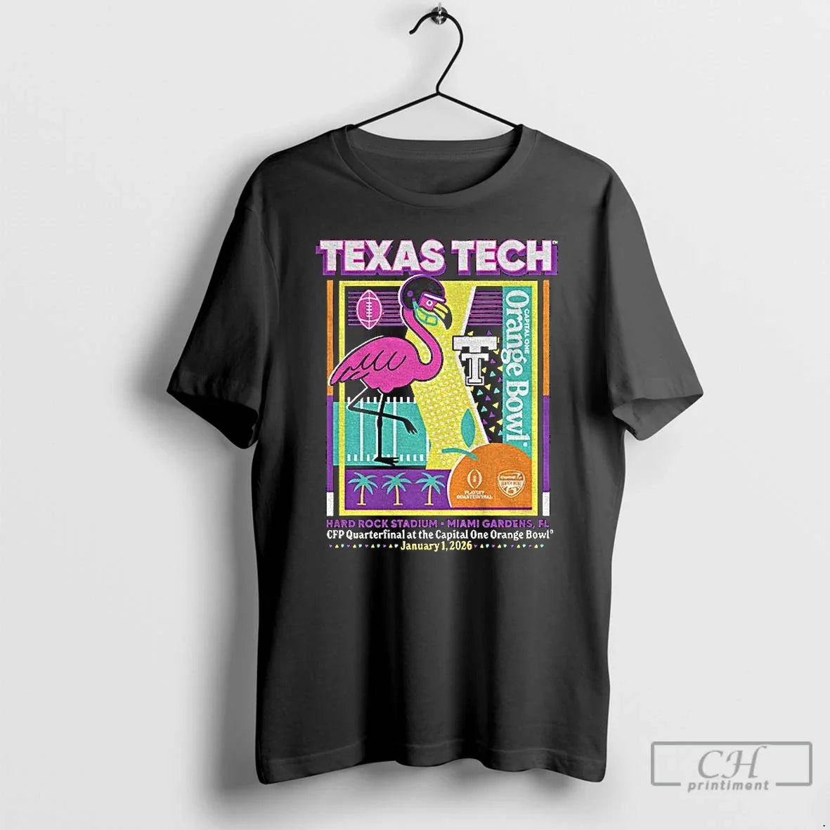 Classic Texas Tech Red Raiders Football 2025 Cfp Orange Bowl Hard Rock Stadium Miami Gardens T-Shirts, Hoodie, Sweatshirt - T-Shirt, Sweatshirt, Hoodie