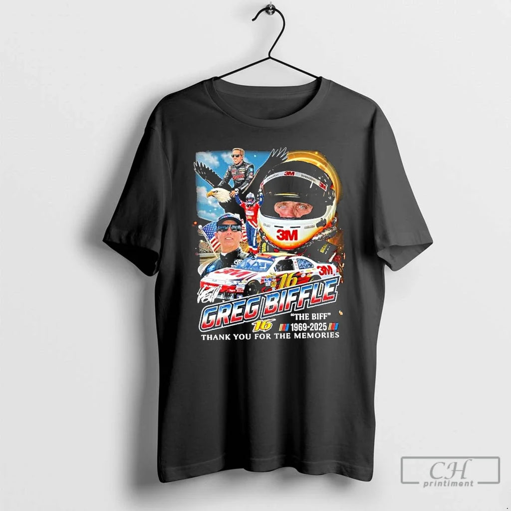 Classic Biff Nascar Greg Biffle 1969 2025 Thank You Memories T-Shirts, Hoodie, Sweatshirt - T-Shirt, Sweatshirt, Hoodie