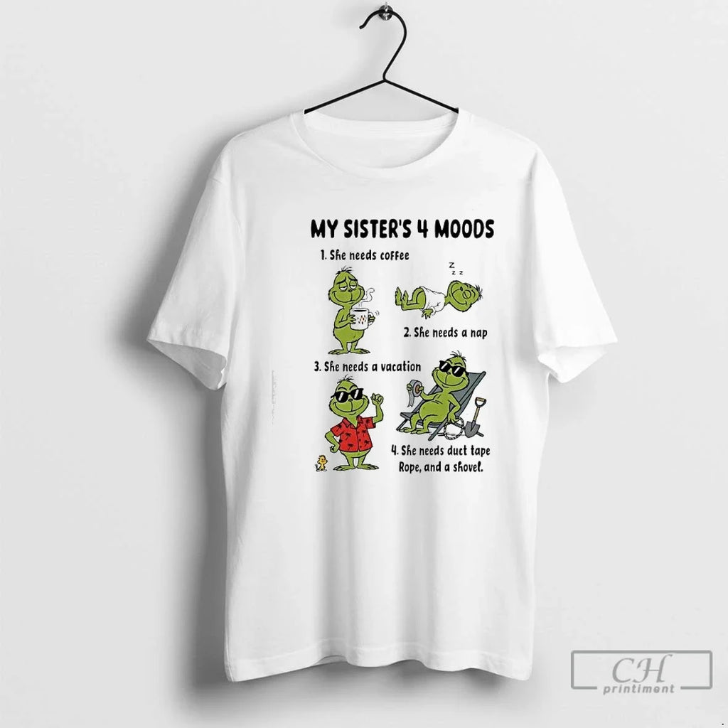 Classic Grinch Needs Coffee Nap Vacation Duct Tape Rope Shovel T-Shirts, Hoodie, Sweatshirt - T-Shirt, Sweatshirt, Hoodie