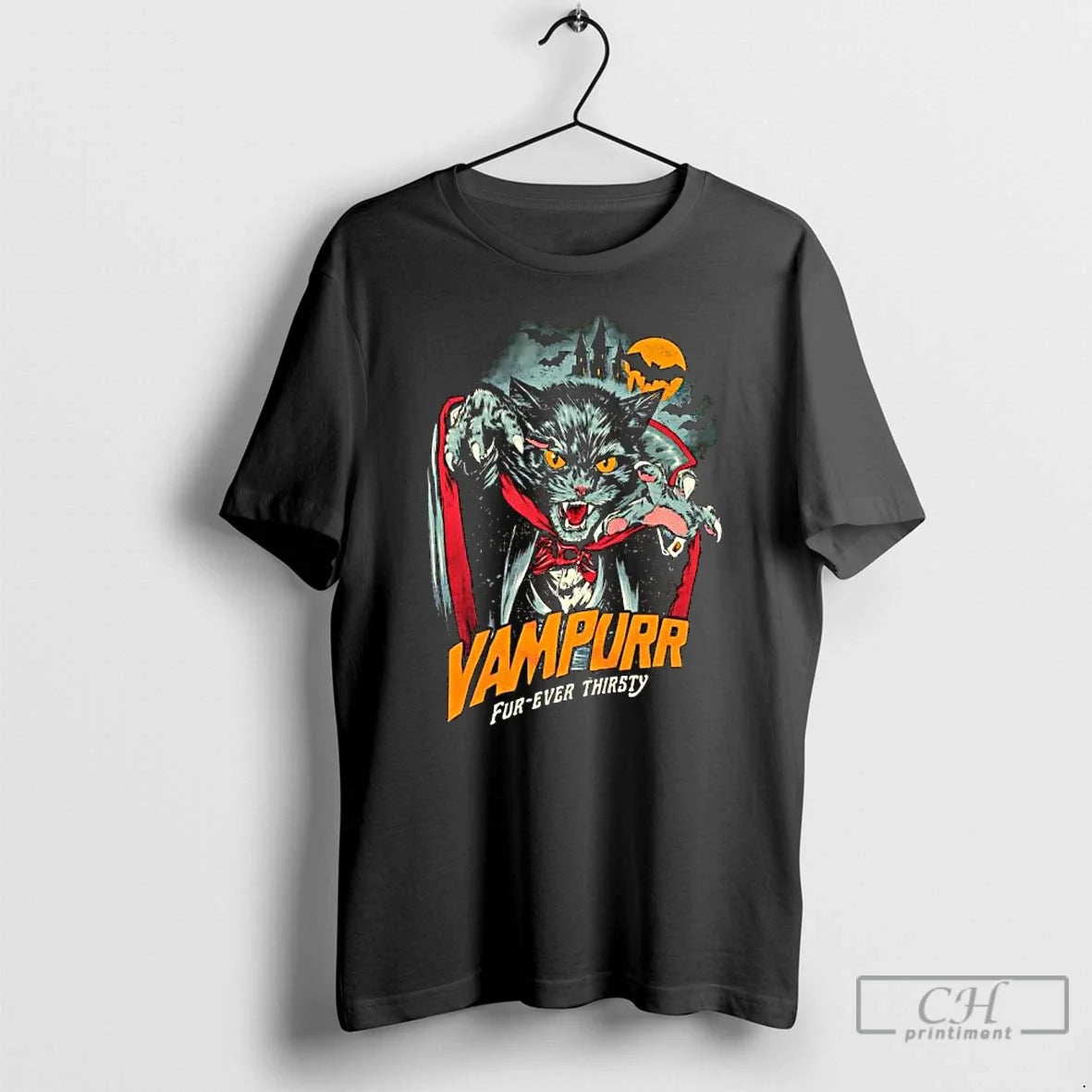 Classic Return Vampurr Fur Ever Thirsty Vampire Cat T-Shirts, Hoodie, Sweatshirt - T-Shirt, Sweatshirt, Hoodie