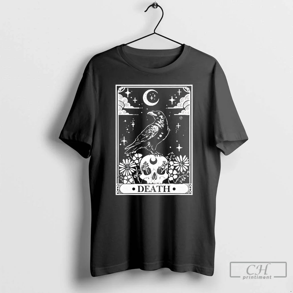 Classic Crow Death Tarot Card T-Shirts, Hoodie, Sweatshirt - T-Shirt, Sweatshirt, Hoodie