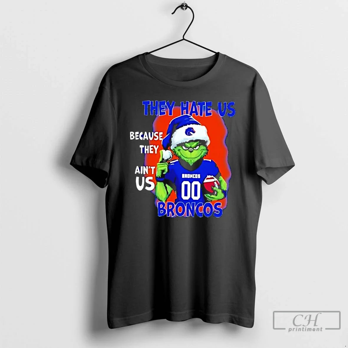 Classic They Hate Us Because They Aint Us Boise State Broncos T-Shirts, Hoodie, Sweatshirt - T-Shirt, Sweatshirt, Hoodie