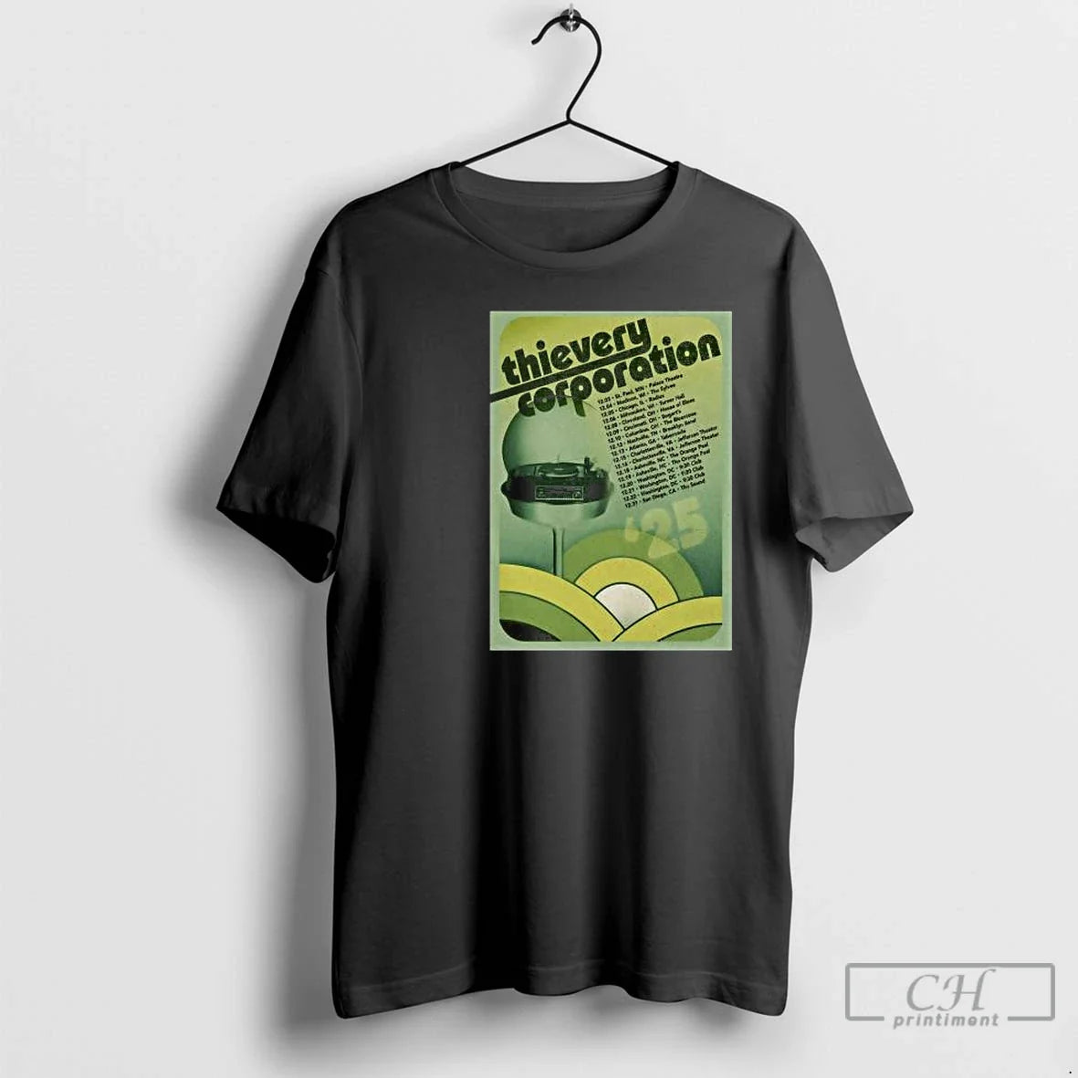 Classic Thievery Corporation December 2025 Shows Circle Black T-Shirts, Hoodie, Sweatshirt - T-Shirt, Sweatshirt, Hoodie
