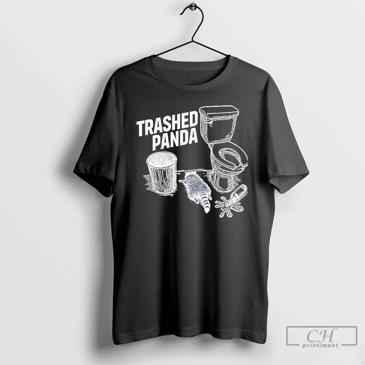Classic Trashed Panda Funny Drunk Racoon T-Shirts, Hoodie, Sweatshirt - T-Shirt, Sweatshirt, Hoodie