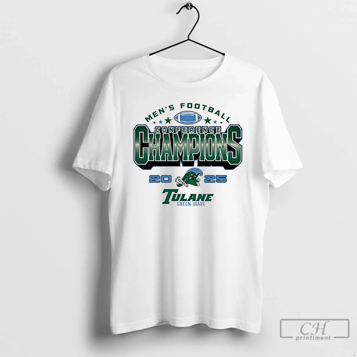 Classic Tulane Green Wave 2025 Football Conference Champions T-Shirts, Hoodie, Sweatshirt - T-Shirt, Sweatshirt, Hoodie