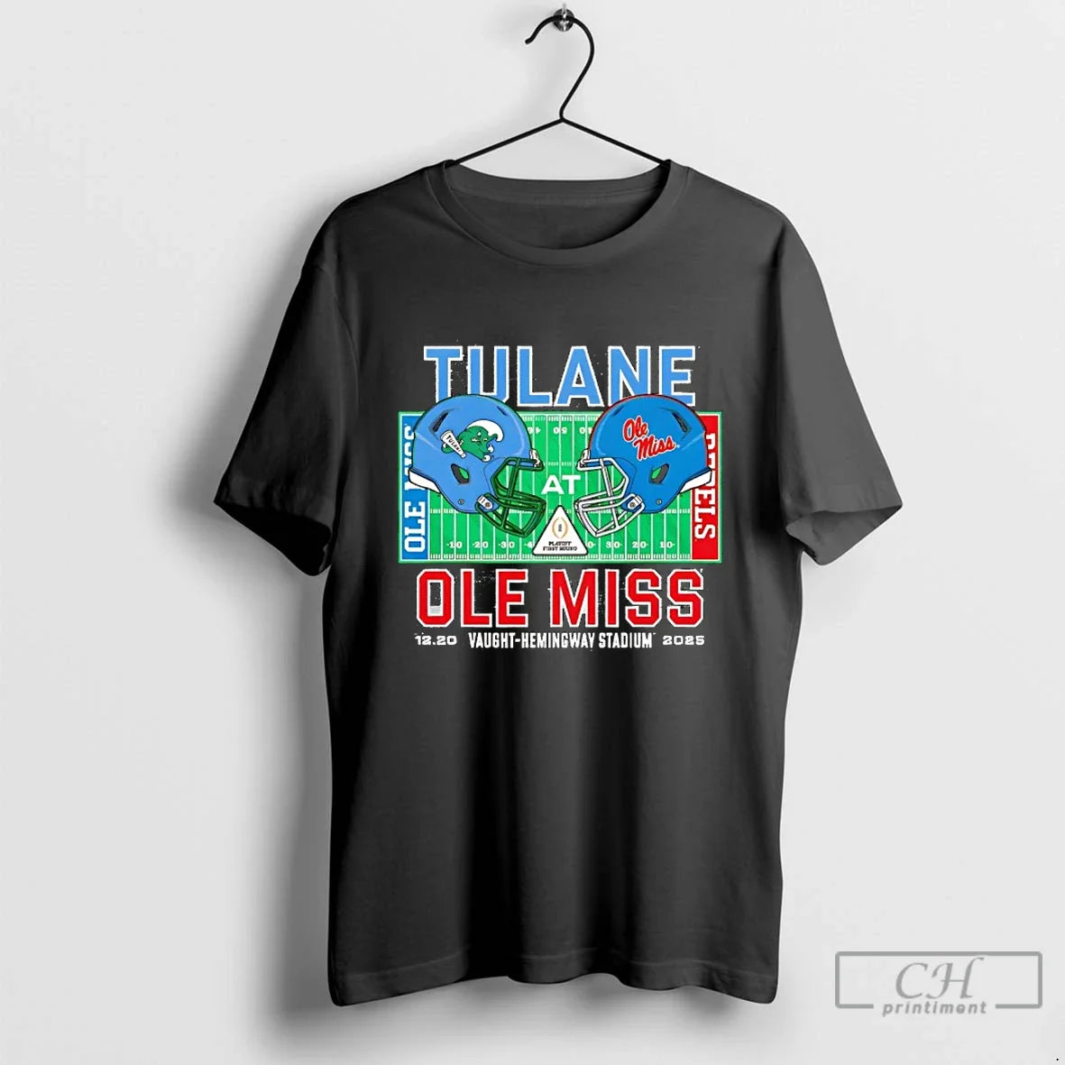 Classic Tulane Green Wave Vs Ole Miss 2025 College Football Playoff T-Shirts, Hoodie, Sweatshirt - T-Shirt, Sweatshirt, Hoodie