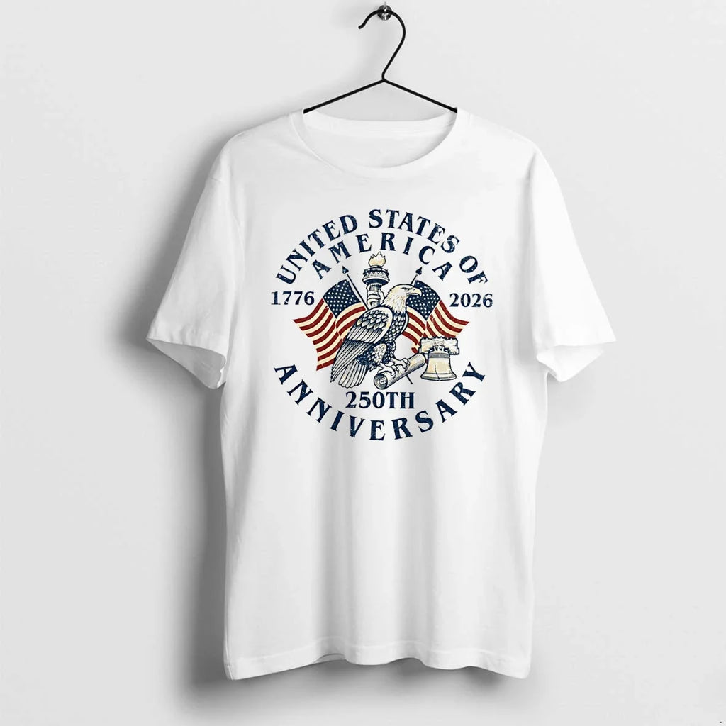 Classic Usa 250th Anniversary 1776 2026 Shirts Sweater Unisex T-shirt, Sweatshirt, Hoodie, Long Sleeve Tee - T-Shirt, Sweatshirt, Hoodie