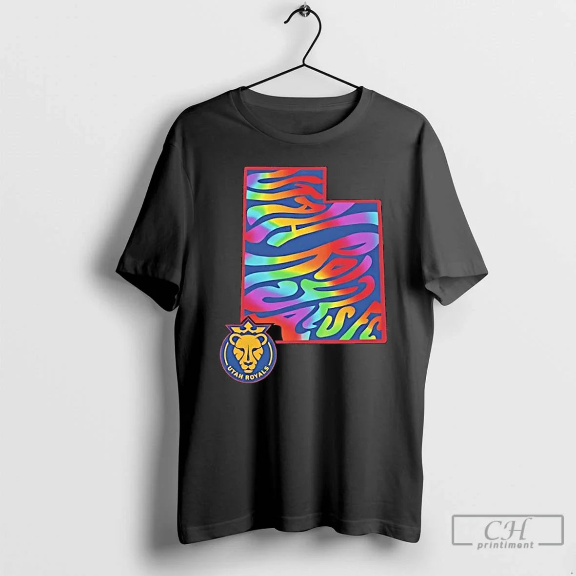Classic Utah Royals Fc Groovy Pride State 2026 Unisex T-shirt, Sweatshirt, Hoodie, Long Sleeve Tee - T-Shirt, Sweatshirt, Hoodie