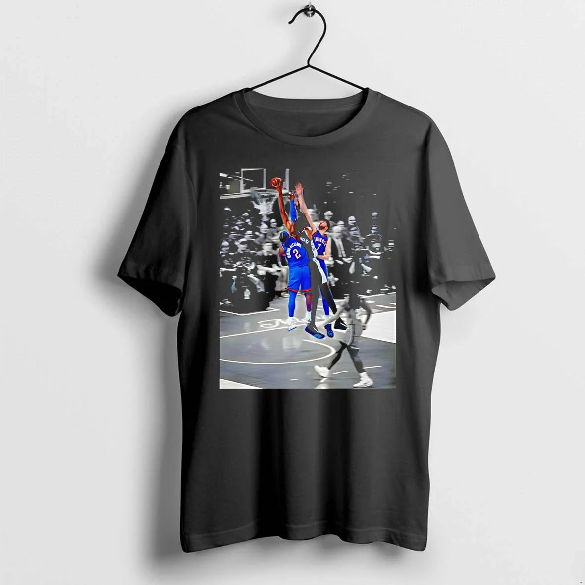 Classic Victor Wembanyama Dunk On Shai Gilgeous Alexander Graphic Basketball Photo Shirts Sweater - T-Shirt, Sweatshirt, Hoodie