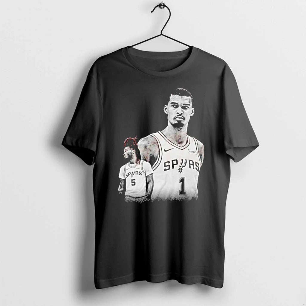 Classic Victor Wembanyama And Stephon Castle Area 51 San Antonio Spurs Basketball Shirts Sweater - T-Shirt, Sweatshirt, Hoodie