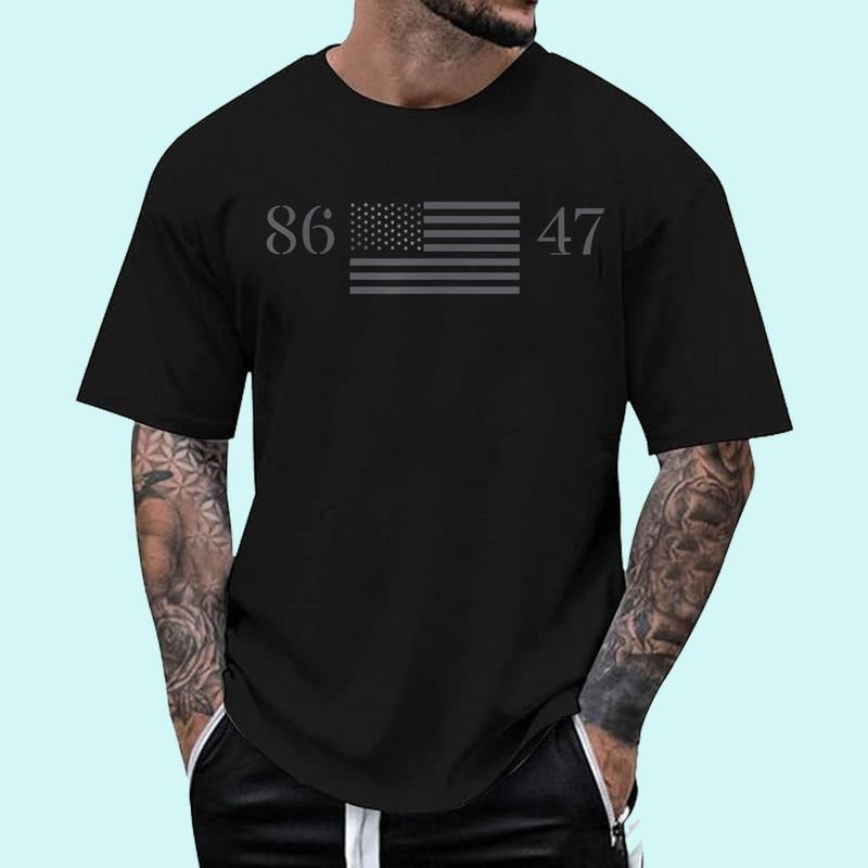 Classic Vintage 80s 86 47 Anti Trump 8647 Cotton 100% Top Trending Menswear Comfy Streetwear Casual Sport Man T-Shirts, Hoodie, Sweatshirt - T-Shirt, Sweatshirt, Hoodie