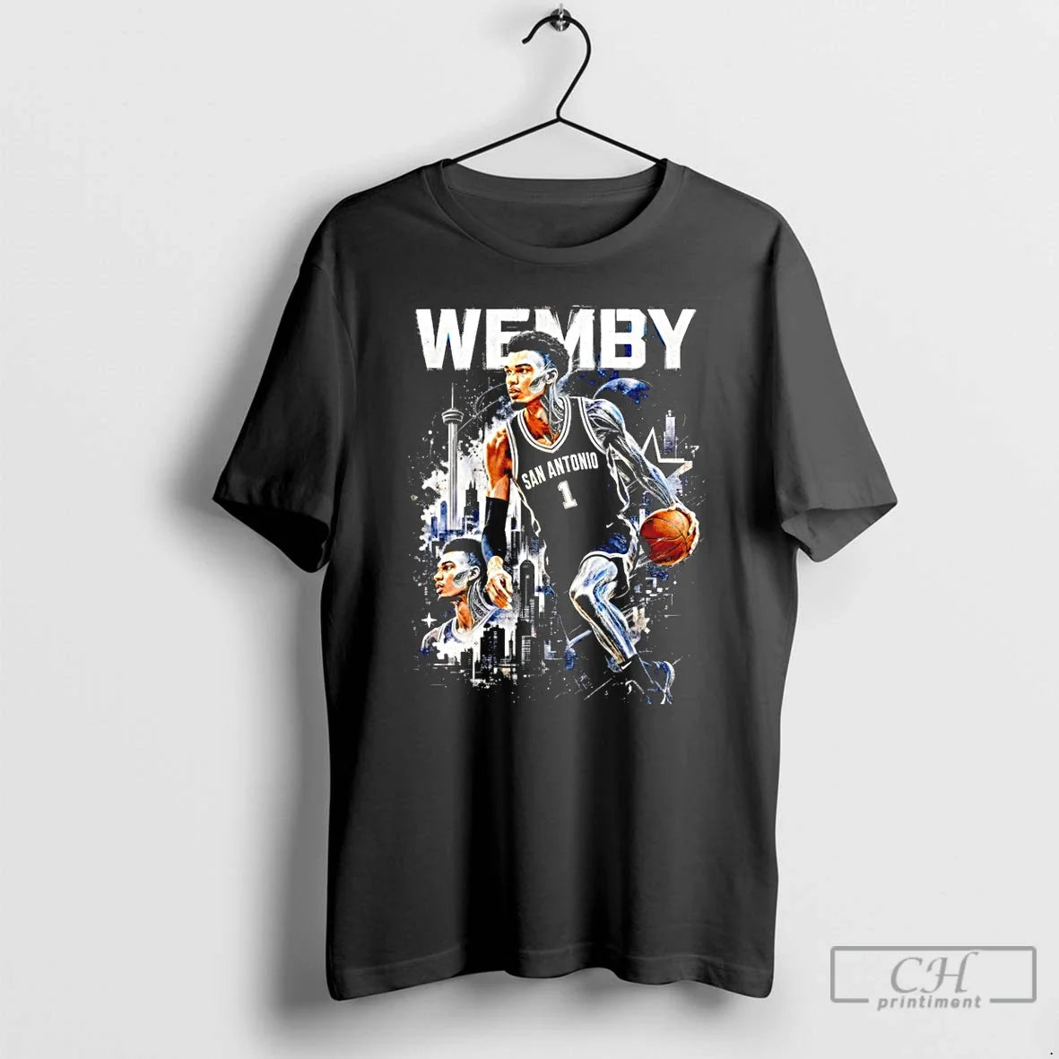 Classic Wemby Half Alien Victor Wembanyama San Antonio Spurs Basketball Graphic Vintage T Shirts Sweater - T-Shirt, Sweatshirt, Hoodie