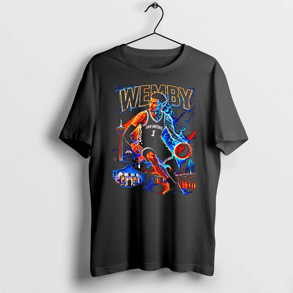 Classic Wemby Half Alien San Antonio Spurs Basketball Shirts Sweater Unisex T-shirt, Sweatshirt, Hoodie, Long Sleeve Tee - T-Shirt, Sweatshirt, Hoodie