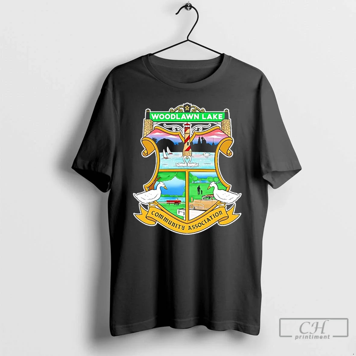 Classic Woodlawn Lake Community Association In San Antonio Texas Unisex T-shirt, Sweatshirt, Hoodie, Long Sleeve Tee - T-Shirt, Sweatshirt, Hoodie