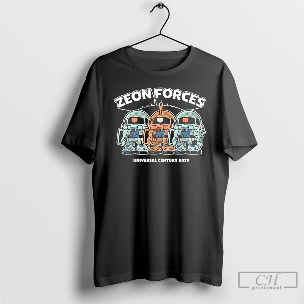 Classic Zeon Forces Universal Century 0079 Zaku Ii Unisex T-shirt, Sweatshirt, Hoodie, Long Sleeve Tee - T-Shirt, Sweatshirt, Hoodie