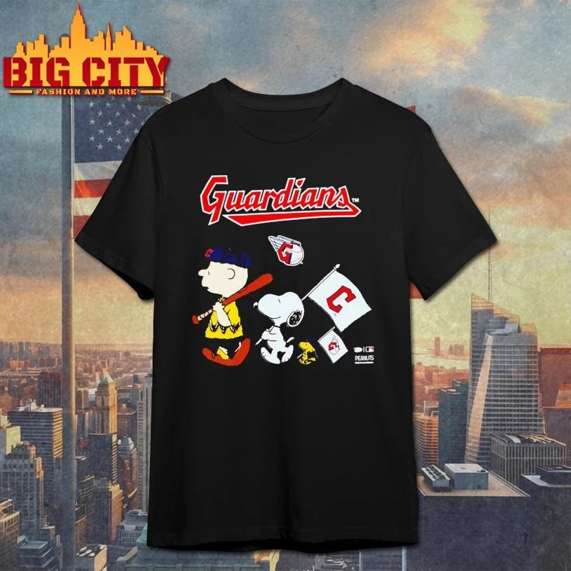 Cleveland Guardians Toddler Peanuts Flag shirt Unisex T-shirt, Sweatshirt, Hoodie, Long Sleeve Tee - T-Shirt, Sweatshirt, Hoodie