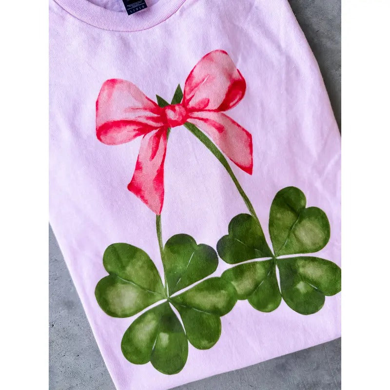 Clovers Bow Top T-Shirts, Hoodie, Sweatshirt - T-Shirt, Sweatshirt, Hoodie