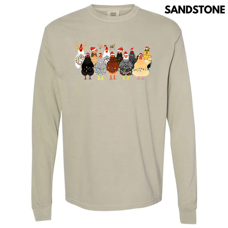 Clucking Long Sleeve Comfort Colors 'NLB' T-Shirts, Hoodie, Sweatshirt - T-Shirt, Sweatshirt, Hoodie