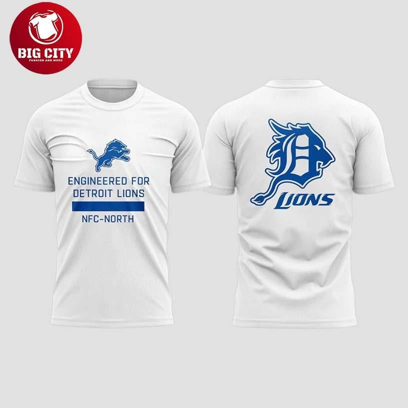 Coach Campbell Engineered For Detroit Lions To Sided Shirt Unisex T-shirt, Sweatshirt, Hoodie, Long Sleeve Tee - T-Shirt, Sweatshirt, Hoodie