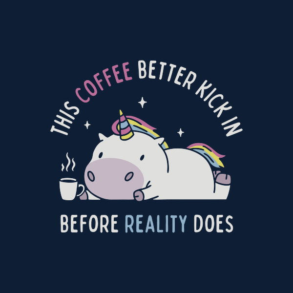 Coffee Before Reality Unisex T-shirt, Sweatshirt, Hoodie, Long Sleeve Tee - T-Shirt, Sweatshirt, Hoodie