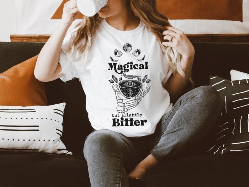 Coffee Skeleton Magical But Bitter Dead Inside Mystical Coffee Funny Coffee Funny Coffee Skeleton Mom T-Shirts, Hoodie, Sweatshirt - T-Shirt, Sweatshirt, Hoodie