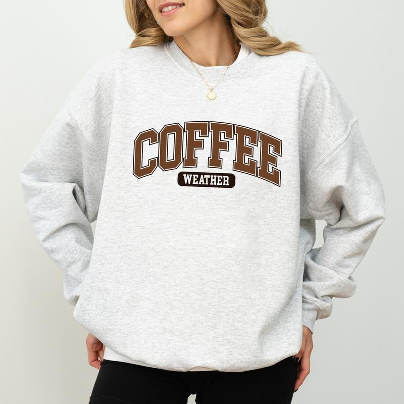 Coffee Weather Coffee Coffee Lover Cozy Season Comfy Long Sleeve Womenswear T-Shirts, Hoodie, Sweatshirt - T-Shirt, Sweatshirt, Hoodie