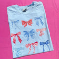 Collage Red White & Bows Coquette Comfort Colors 'NLB' T-Shirts, Hoodie, Sweatshirt - T-Shirt, Sweatshirt, Hoodie
