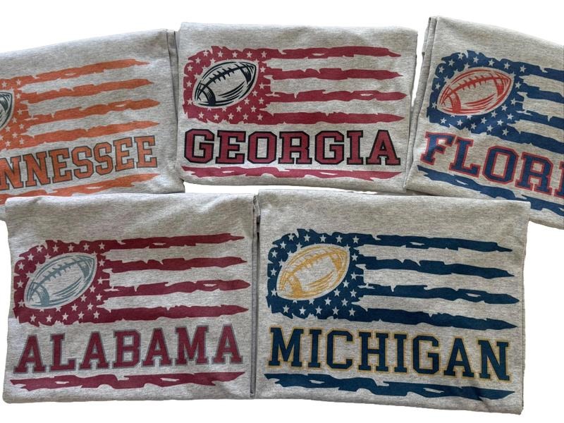 College Football Flag Comfortable Fit T-Shirts, Hoodie, Sweatshirt - T-Shirt, Sweatshirt, Hoodie