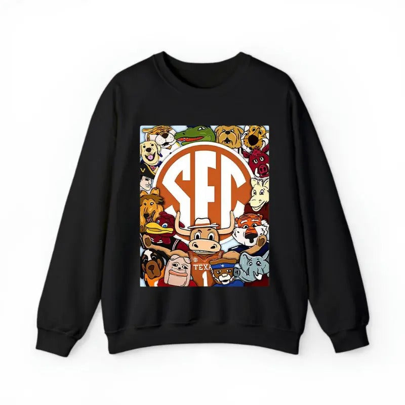 College Football Team SEC South Eastern Conference Mascots SEC Mascot Vintage Vintage Sport Shirts Tops T-Shirts, Hoodie, Sweatshirt - T-Shirt, Sweatshirt, Hoodie
