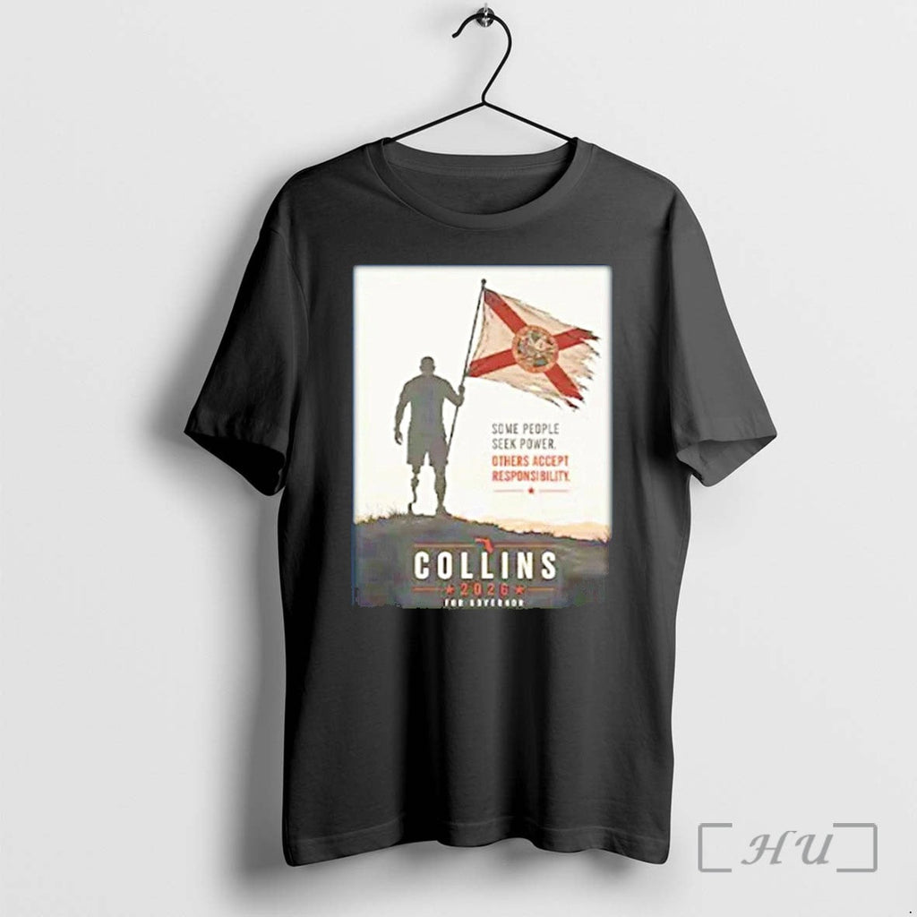 Collins For Governor 2026 Tshirts Sweater Hoodie Jpg Unisex T-shirt, Sweatshirt, Hoodie, Long Sleeve Tee - T-Shirt, Sweatshirt, Hoodie