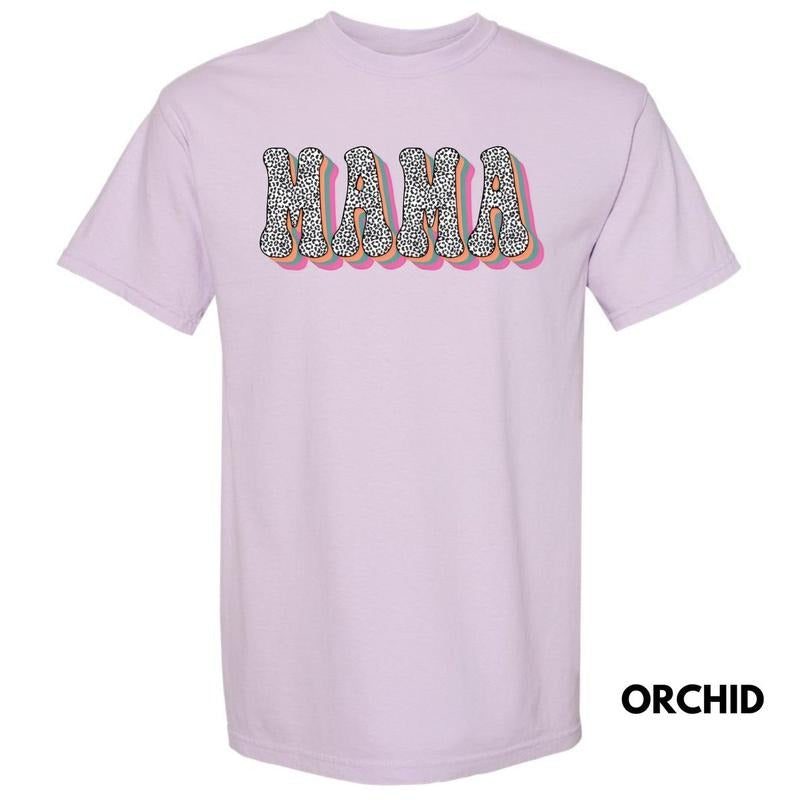Color Shadow Leopard Mama Comfort Colors 'NLB' T-Shirts, Hoodie, Sweatshirt - T-Shirt, Sweatshirt, Hoodie