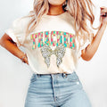 Colorful Coquette Teacher Retro Teacher Coquette Teacher Bow Dalmatian Dots Brushstroke Teacher Teacher Life T-Shirts, Hoodie, Sweatshirt - T-Shirt, Sweatshirt, Hoodie