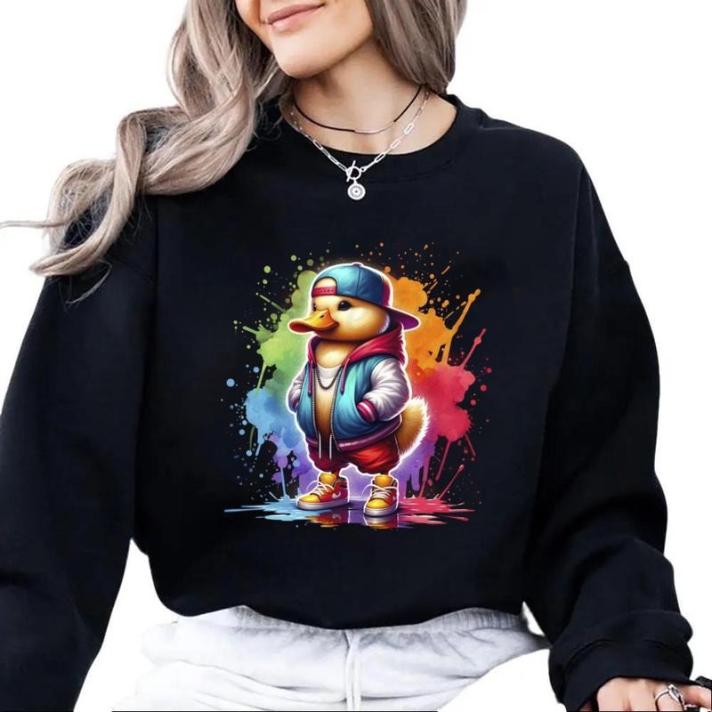Colorful Duck Hunting Cotton Womenswear Printed Day Love T-Shirts, Hoodie, Sweatshirt - T-Shirt, Sweatshirt, Hoodie