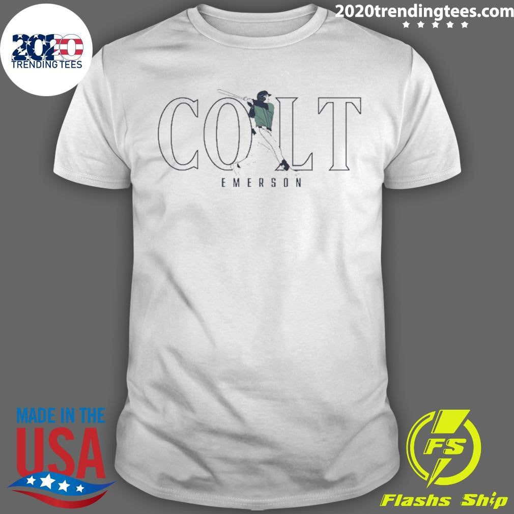 Colt Emerson Seattle Mariners Baseball Swing Shirt Unisex T-shirt, Sweatshirt, Hoodie, Long Sleeve Tee - T-Shirt, Sweatshirt, Hoodie