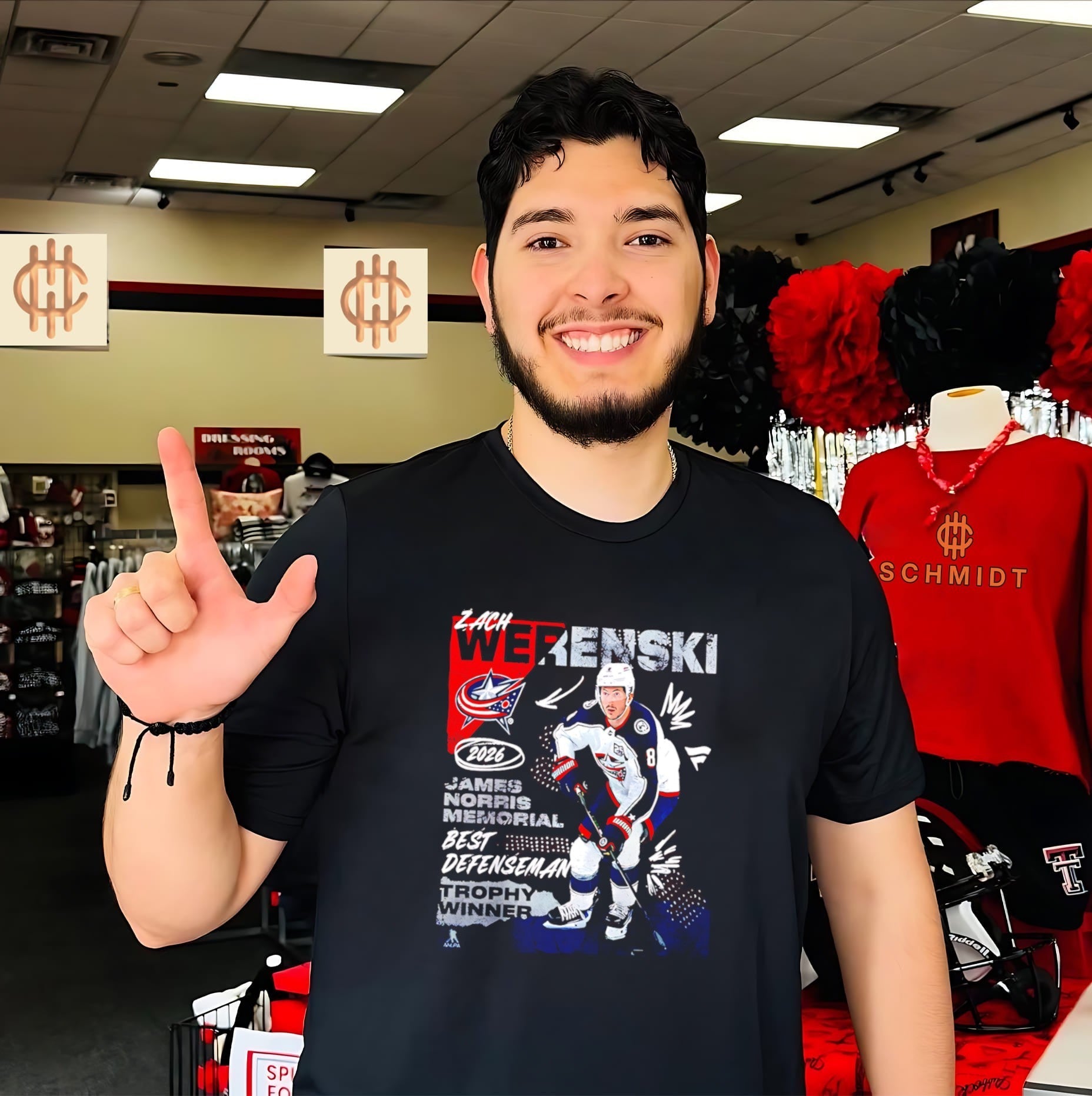 Columbus Blue Jackets Zach Werenski 2026 Norris Trophy Winner shirt Unisex T-shirt, Sweatshirt, Hoodie, Long Sleeve Tee - T-Shirt, Sweatshirt, Hoodie