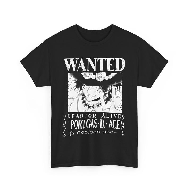 [Comfort Colors] Wanted Poster Portgas D. Ace Anime T-Shirts, Hoodie, Sweatshirt - T-Shirt, Sweatshirt, Hoodie
