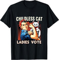 Comfort Colors Childless Cat Vote Rosie Riveter Cat Vote T-Shirts, Hoodie, Sweatshirt - T-Shirt, Sweatshirt, Hoodie