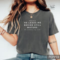 Comfort Colors Christian Bible Verse Psalm 23 Jesus Shirt Faith Shirt Moms Ultra Soft Cotton Everyday Casual T-Shirts, Hoodie, Sweatshirt - T-Shirt, Sweatshirt, Hoodie