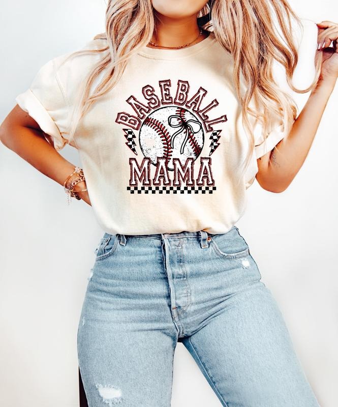 Comfort Colors Cute Baseball Mama Baseball Mom Baseball Lover Mom Shirt Baseball Season Mom T-Shirts, Hoodie, Sweatshirt - T-Shirt, Sweatshirt, Hoodie