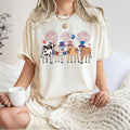 Comfort Colors Cute Cows 4th July Shirt American Flag Shirt Independence Day Western Patriotic Shirt Farm Animals Lover Shirt T-Shirts, Hoodie, Sweatshirt - T-Shirt, Sweatshirt, Hoodie