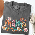 Comfort Colors Cute Mama Floral Mama Shirt Mom Life Heart Moms Colorful Mama Woman T-Shirts, Hoodie, Sweatshirt - T-Shirt, Sweatshirt, Hoodie