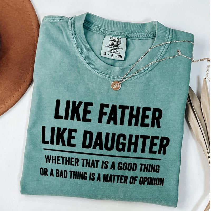 Comfort Colors Dad Daughter Daughter Funny Dad Daughter T-Shirts, Hoodie, Sweatshirt - T-Shirt, Sweatshirt, Hoodie