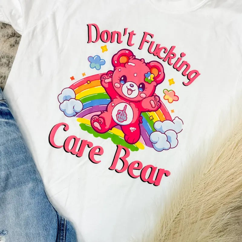 Comfort Colors Don'T Care Bear T-Shirts, Hoodie, Sweatshirt - T-Shirt, Sweatshirt, Hoodie