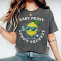 Comfort Colors Easy Peasy Lemon Squeezy Comfort Colors Funny Retro Cute Summer Positive Shirt T-Shirts, Hoodie, Sweatshirt - T-Shirt, Sweatshirt, Hoodie
