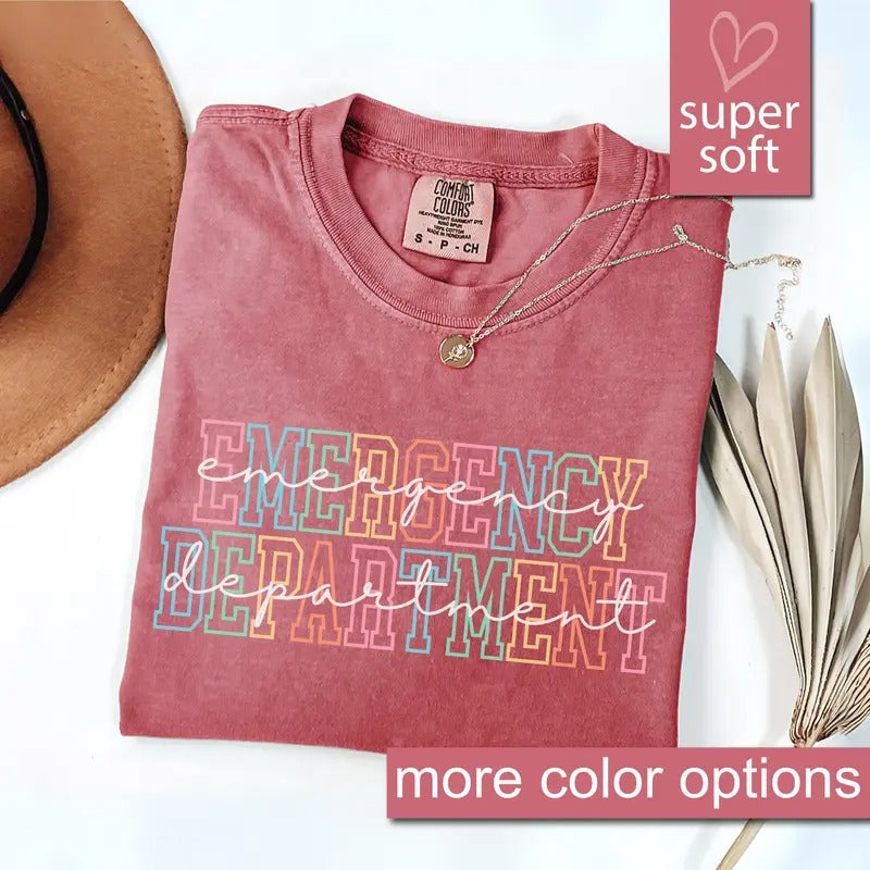 Comfort Colors Emergency Department Shirt ED Nurse Er Nurse Shirt Emergency Nurse Er Shirt Nurse Week Shirt ER Nurse T-Shirts, Hoodie, Sweatshirt - T-Shirt, Sweatshirt, Hoodie